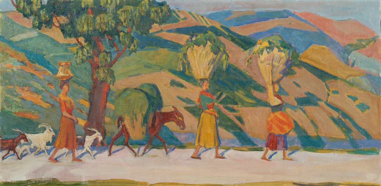 Sabine Hills, 1909-1912 od Nikolai Pavlovich Ulyanov