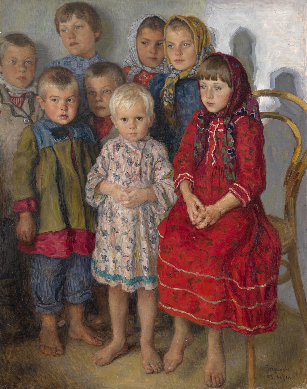 Přijímací den od Nikolai Petrovich Bogdanov Belsky