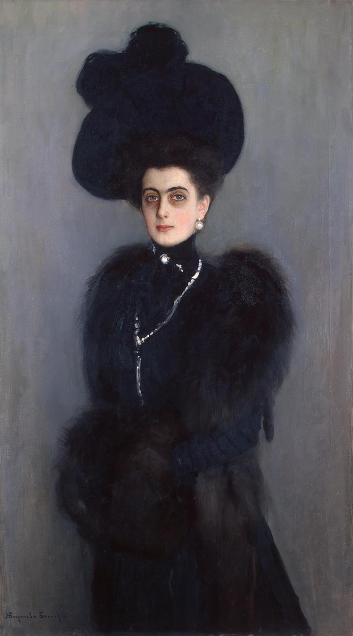 Portrét hraběnky Marie Pavlovny Abamelik-Lazareva 1876-1955, rozené Demidové, princezny San Donato od Nikolai Petrovich Bogdanov Belsky