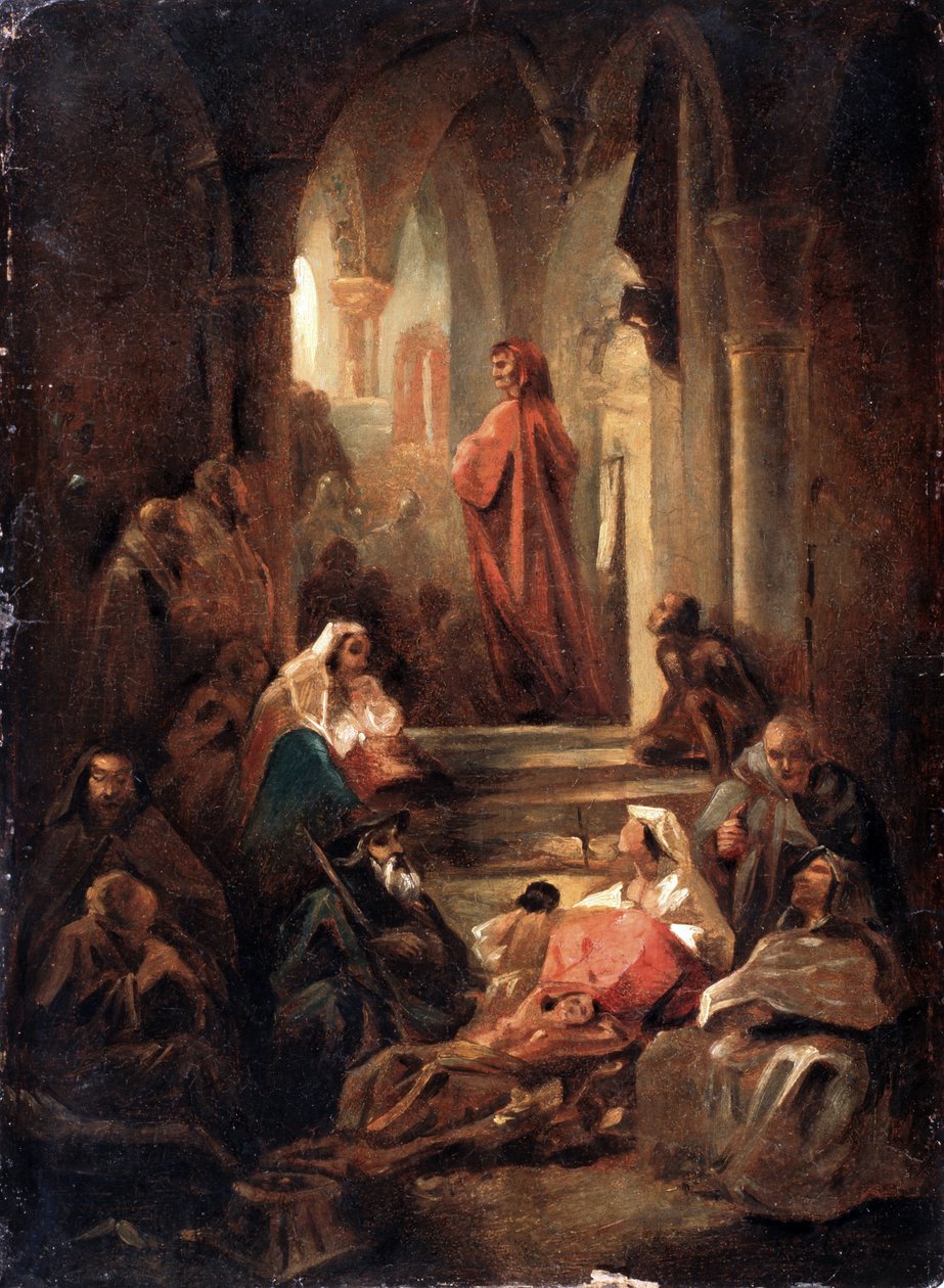 Scéna ze života Dante Alighieriho (1265-1321) (Scene From the Dante Alighieri