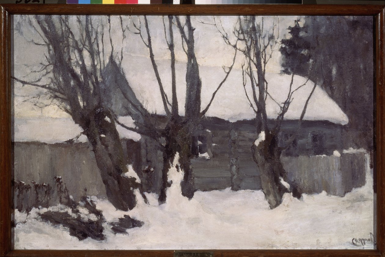 Zima. Peinture de Nikolay Nikolevich Sapunov (Sapunov) (1880-1912), huile sir toile od Nikolaj Nikolaevic Sapunov