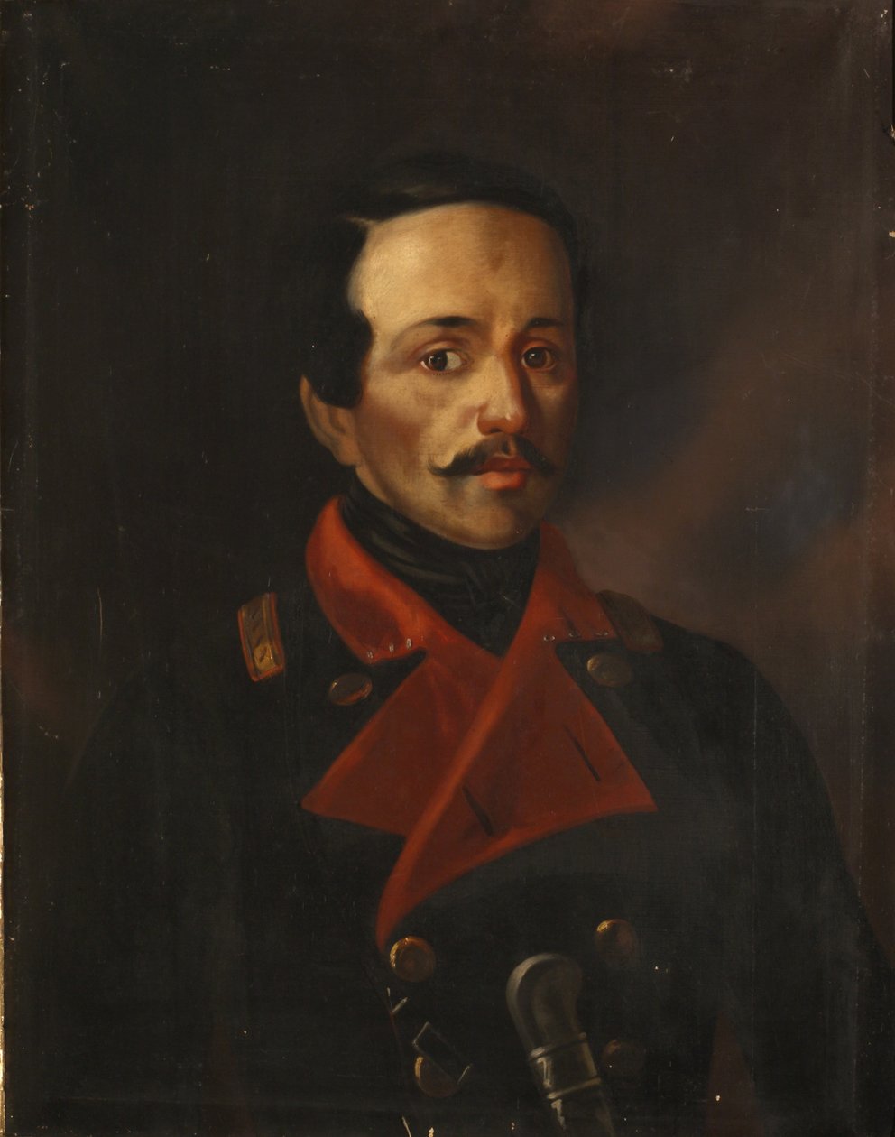 Portrét básníka Michaila Lermontova 1814-1841, 1854-1858 od Nikolay Ivanovich Polivanov
