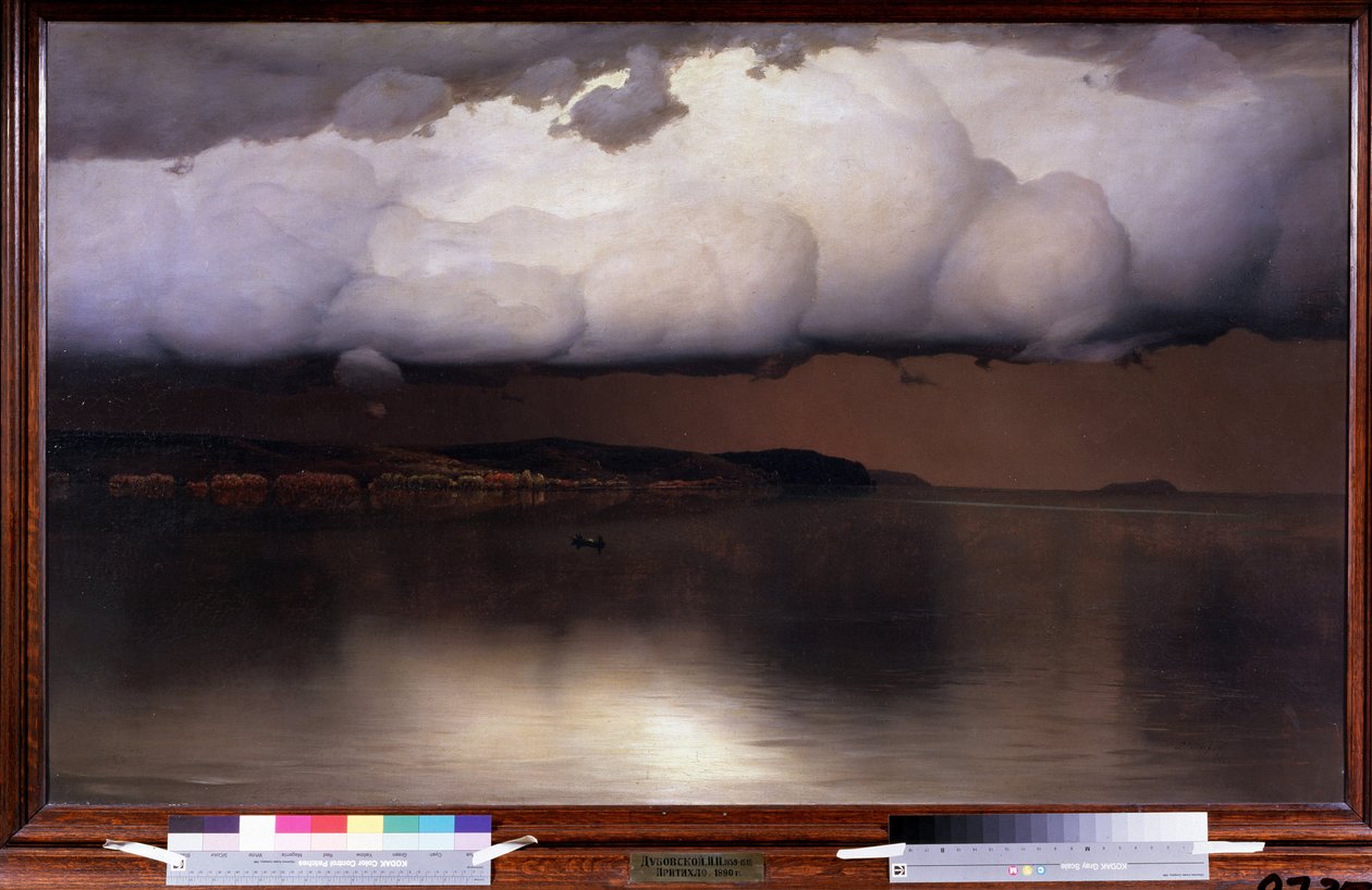 Silence (Silence). Peinture de Nikolai Nikanorovich Dubovskoy (1859-1918), huile sur toile od Nikolay Nikanorovich Dubovskoy