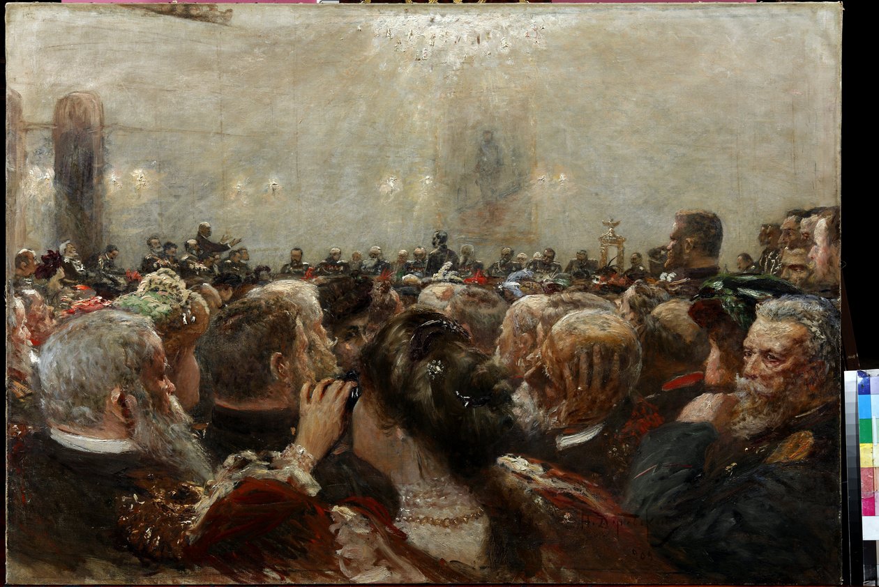 The Port Arthur Trial par Dubovskoy, Nikolai Nikanorovich (1859-1918) od Nikolay Nikanorovich Dubovskoy