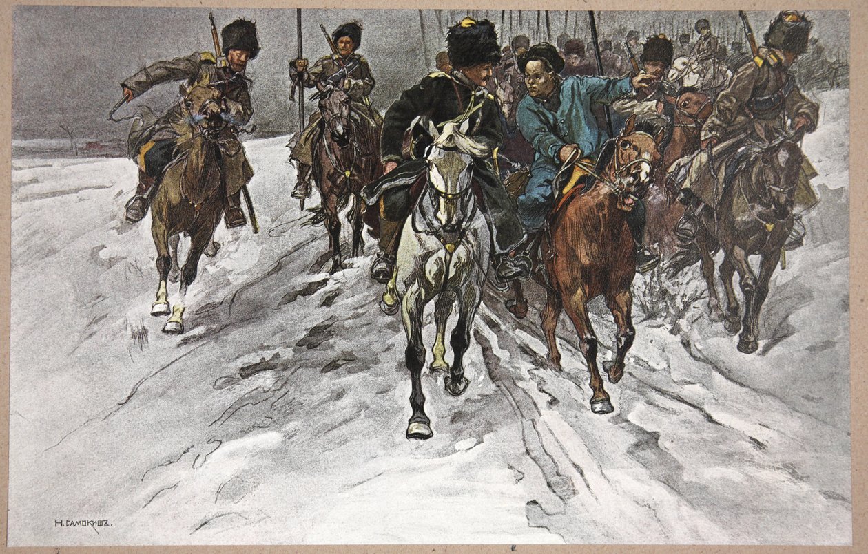 Prohlídka generála Mistčenka, ilustrace z 
