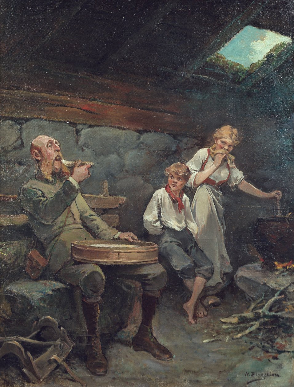Pán a kaše se zakysanou smetanou od Nils Bergslien