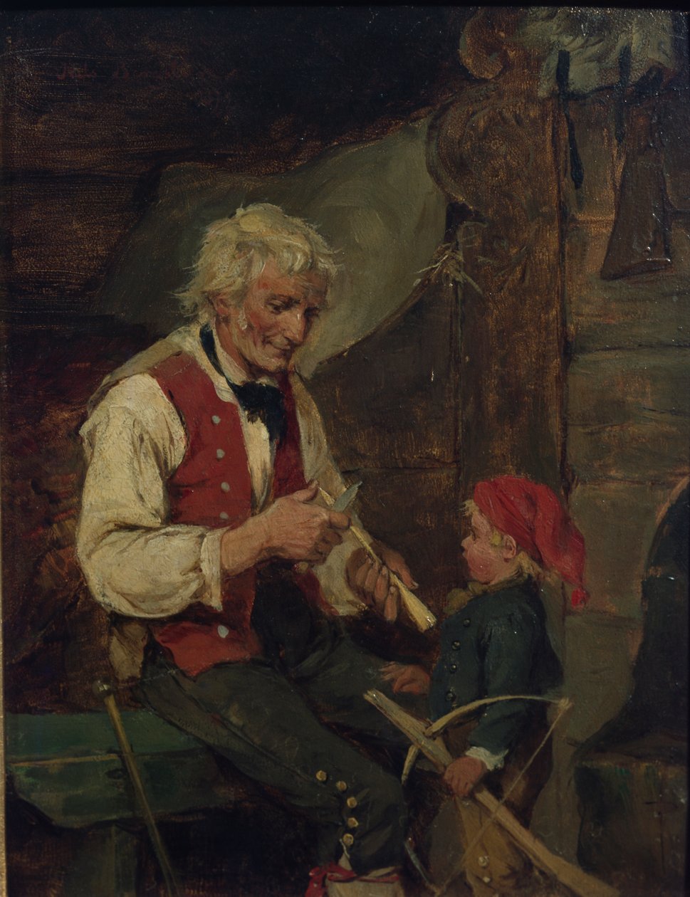 Bez názvu (olej na plátně) od Nils Bergslien
