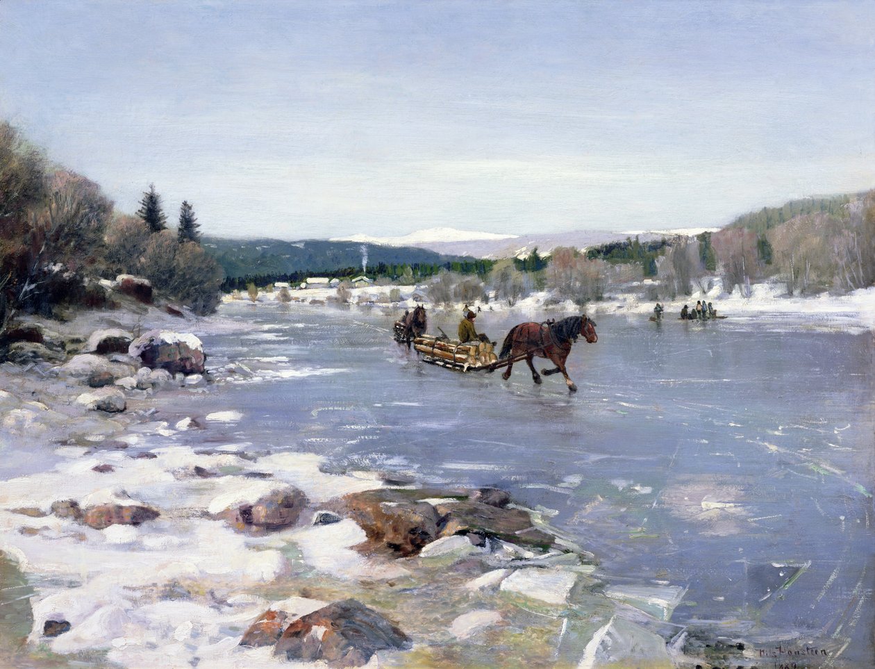 Odvoz dřeva od Nils Hansteen