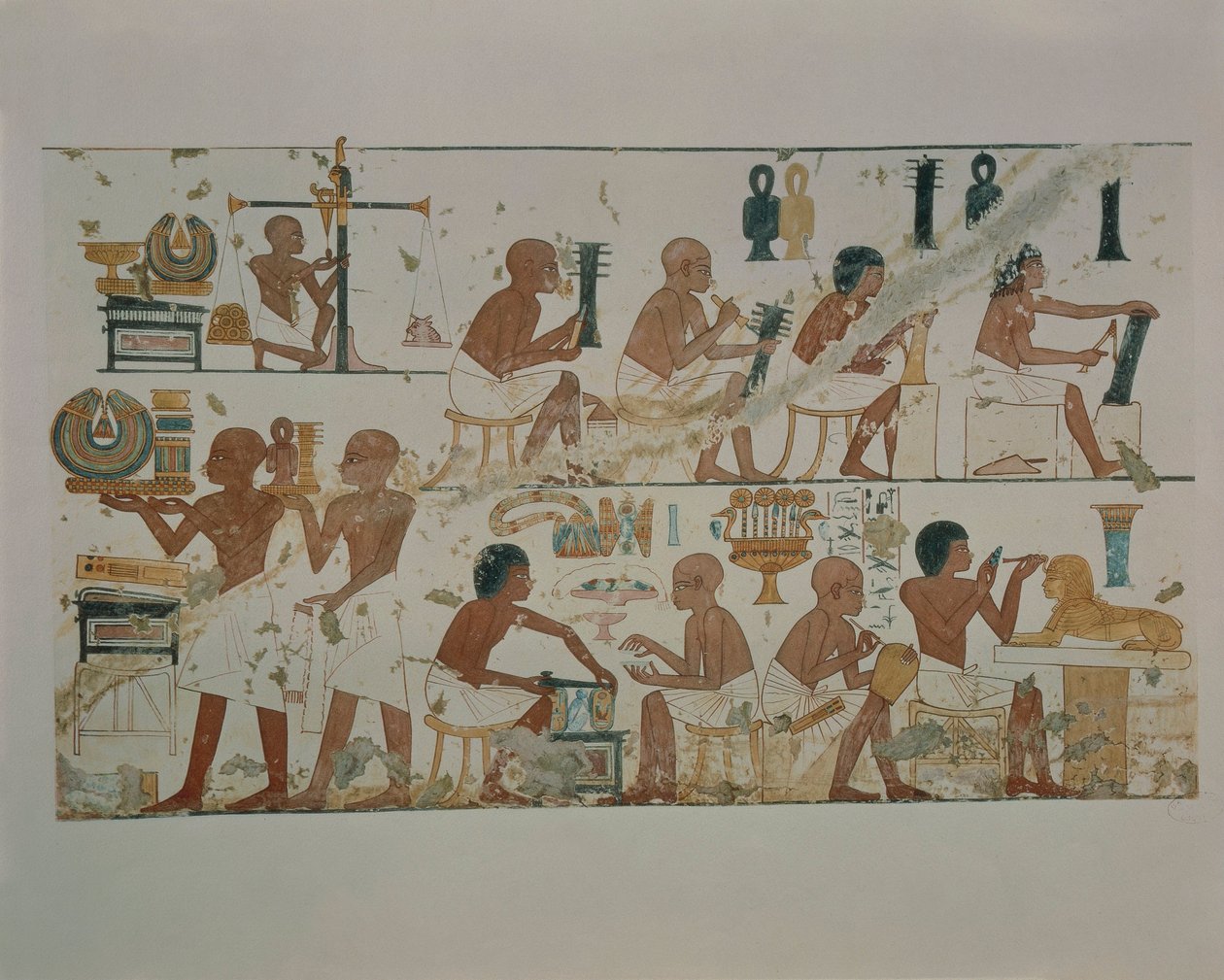 Staroegyptské malířství, autor: Nina M. Davies od Nina de Garis Davies