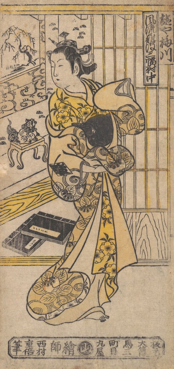 Dům Umegawů. od Nishimura Shigenobu