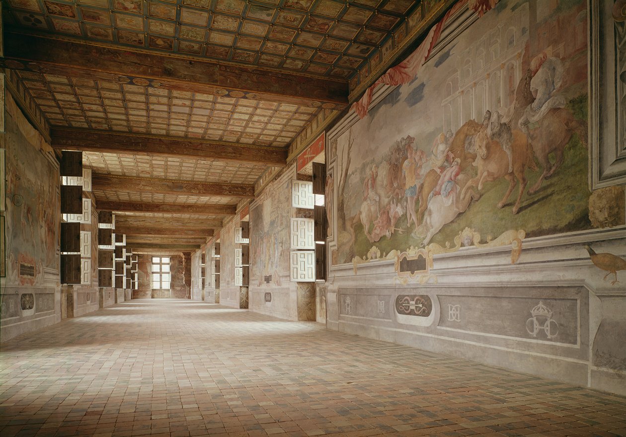 Scény z Aeneid v Salle des Gardes od Noel Jallier