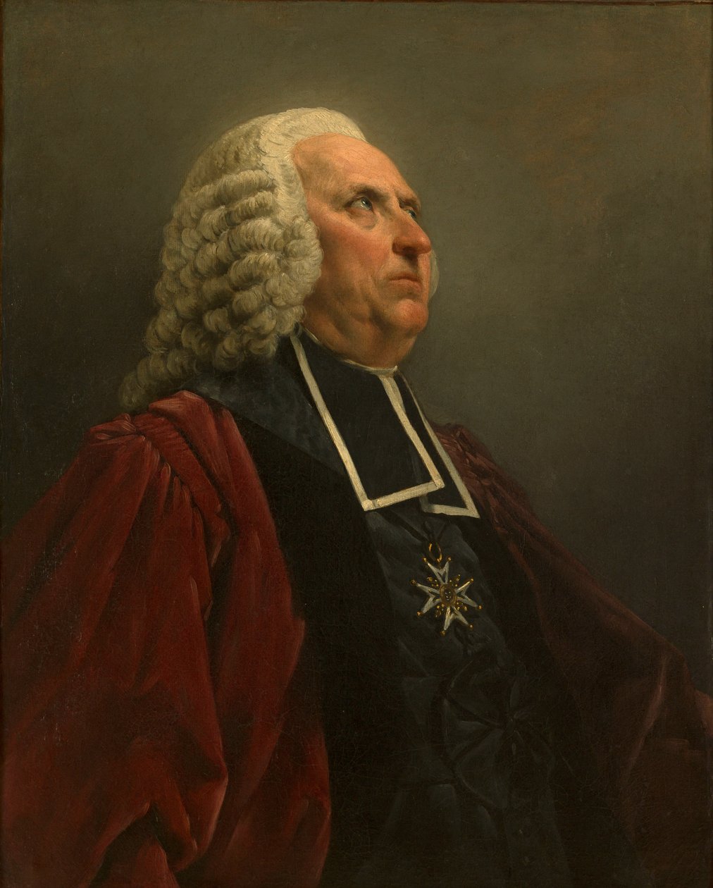 Portrét spisovatele Louis-Sébastiena Merciera 1740-1814, c. 1763. od Noel Halle
