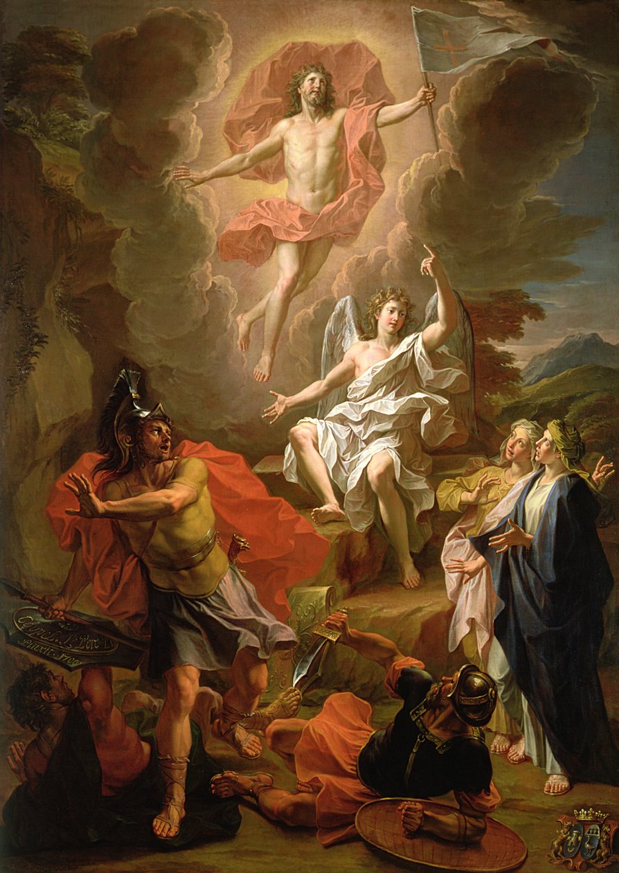 Vzkříšení Krista, 1700 od Noël Coypel