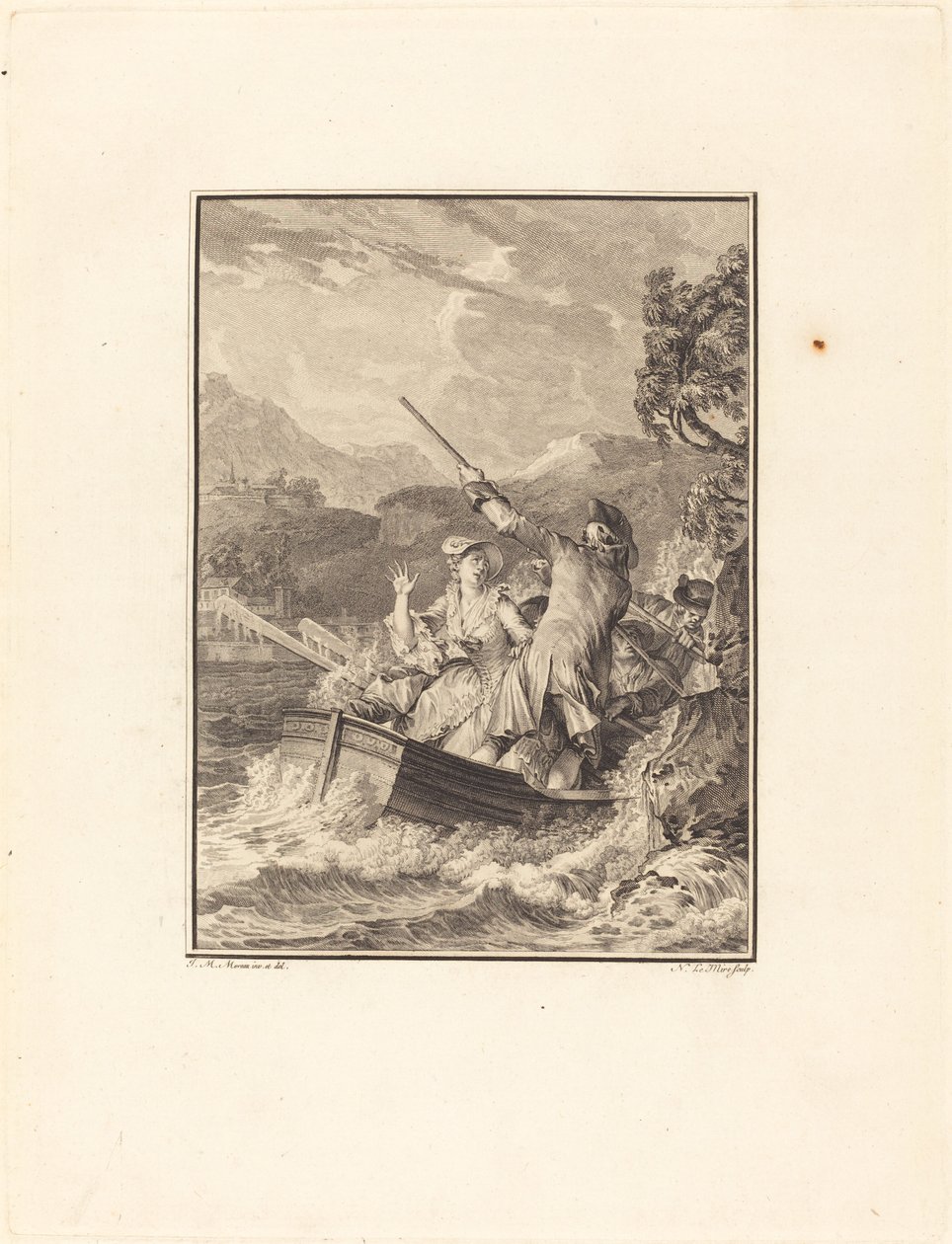 Kůra od Noël Le Mire after Jean Michel Moreau