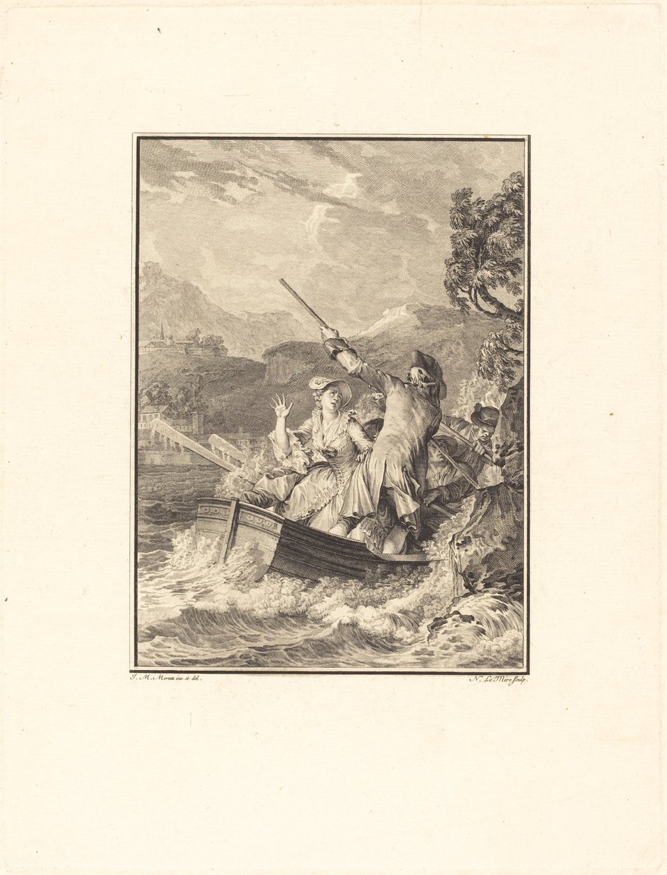 Kůra od Noël Le Mire after Jean Michel Moreau