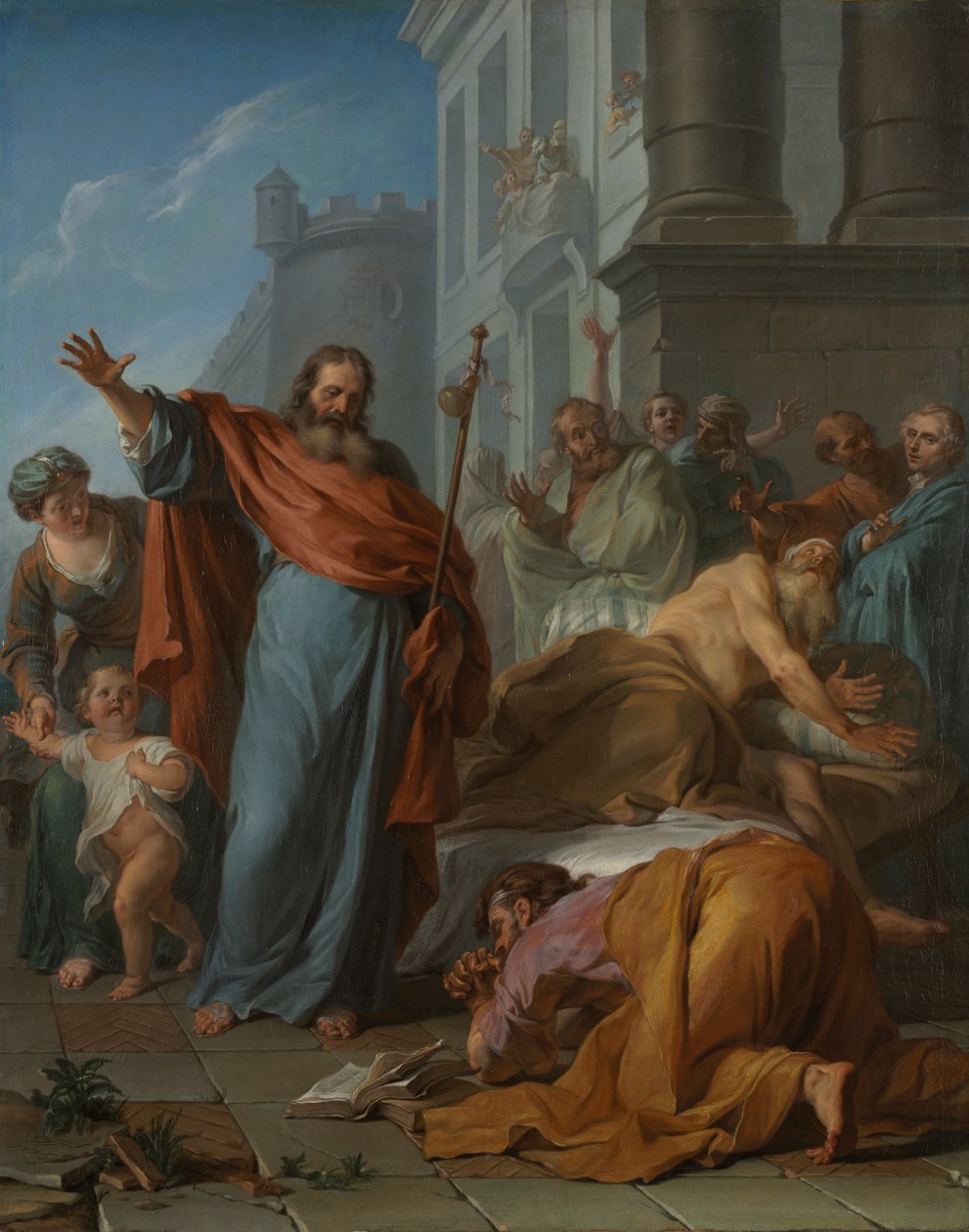 Zázraky svatého Jakuba Většího od Noël Nicolas Coypel