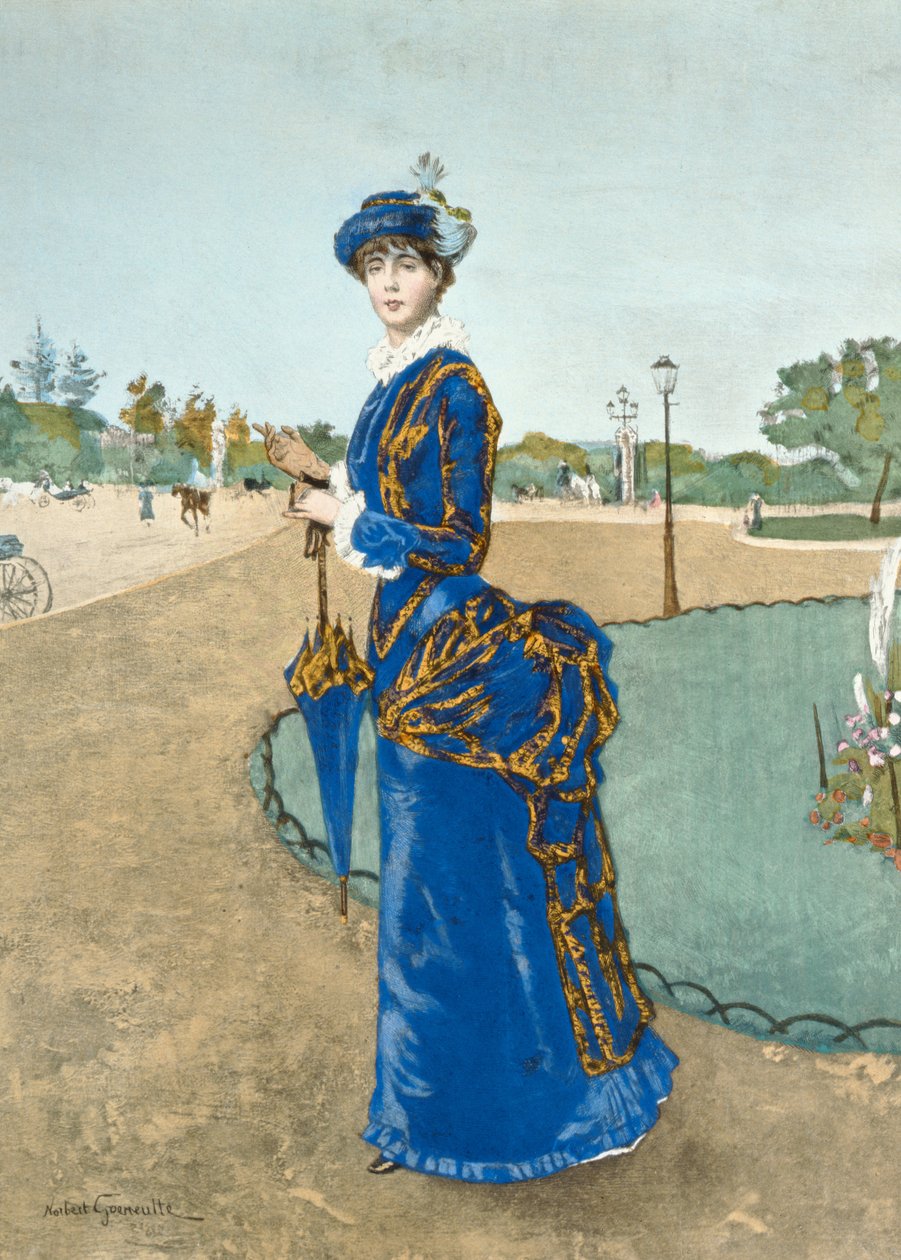 Říjen, kolem roku 1880 od Norbert Goeneutte