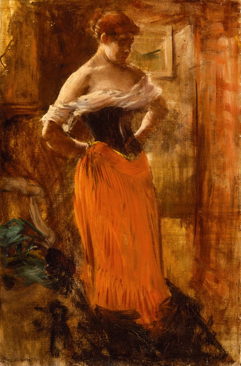 La Toilette (olej na plátně) od Norbert Goeneutte