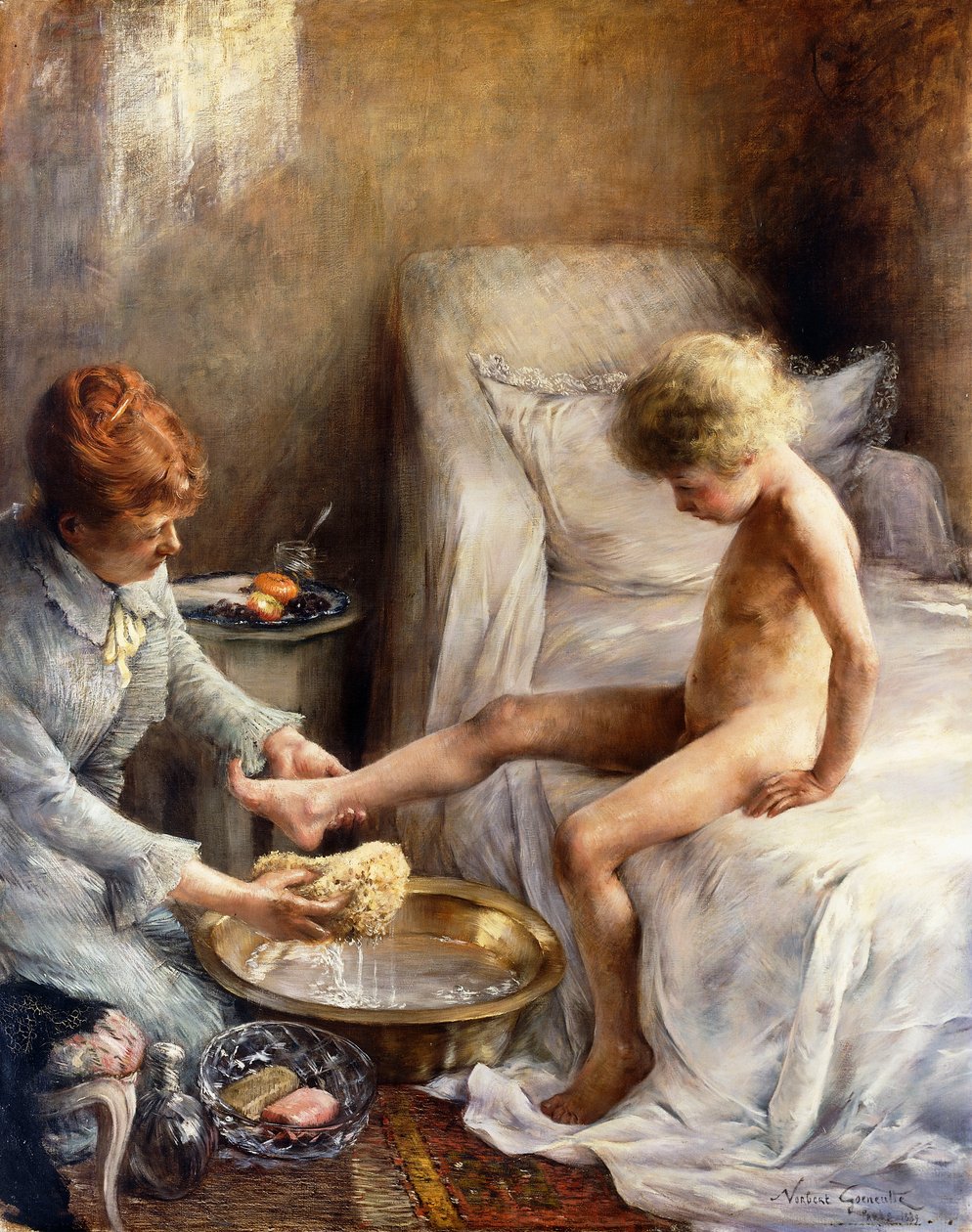 Toaleta Jeana Guerarda, 1889 od Norbert Goeneutte