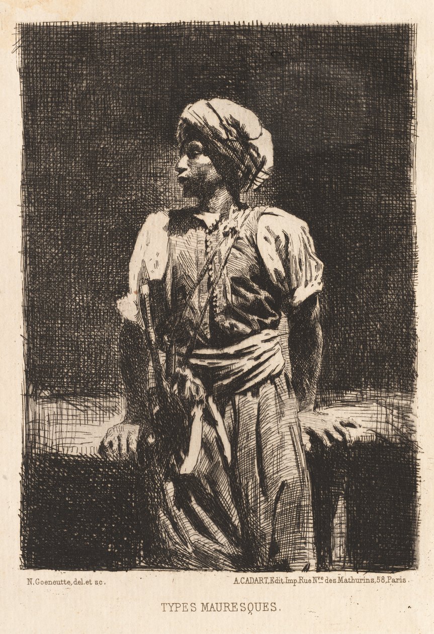 Maurské typy, 1875. od Norbert Goeneutte
