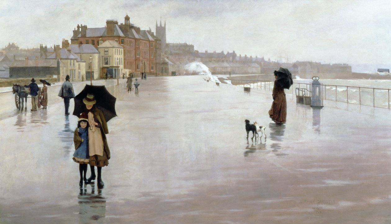 The Rain It Raineth Every Day, 1889 od Norman Garstin