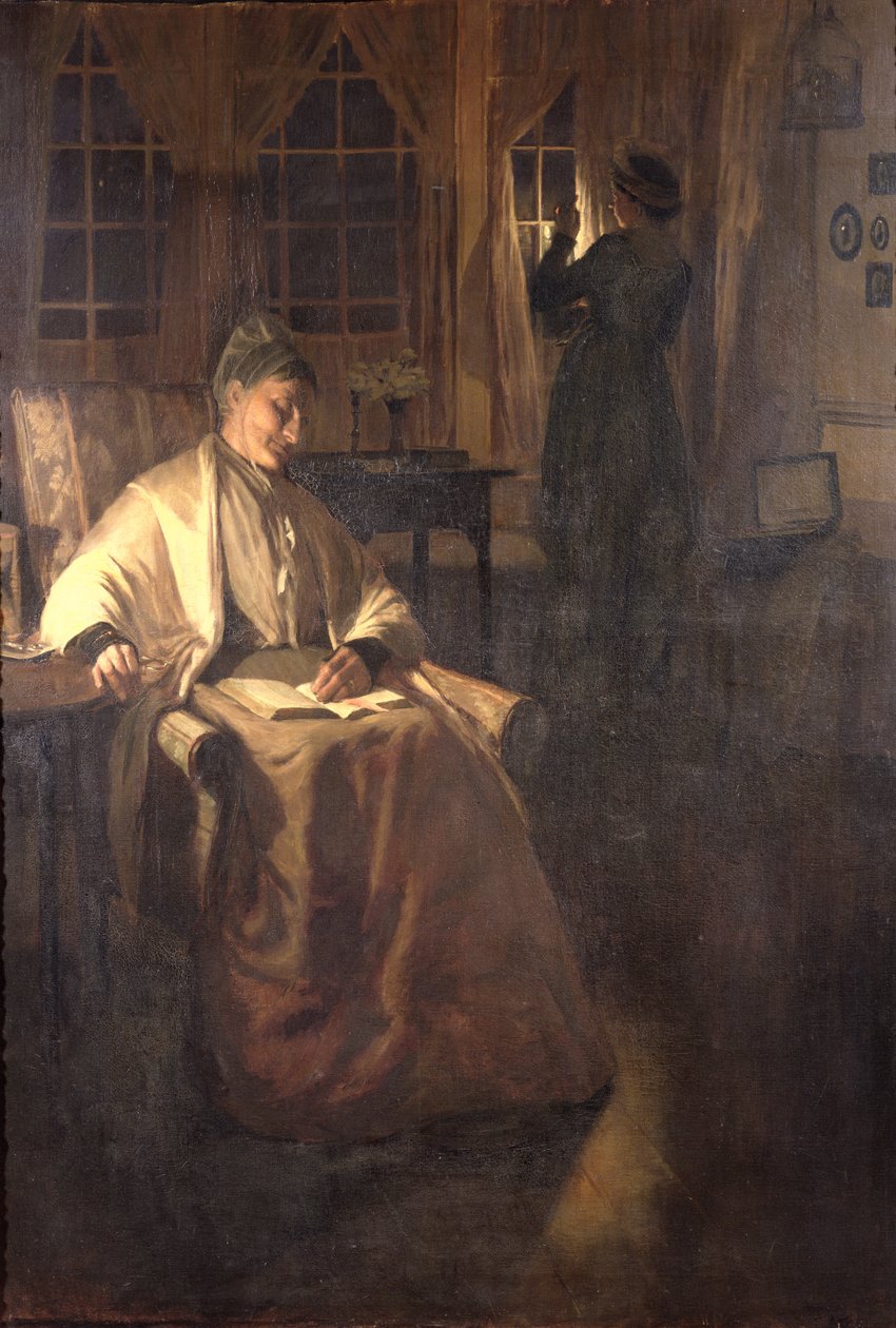 Její signál, kolem roku 1892 od Norman Garstin
