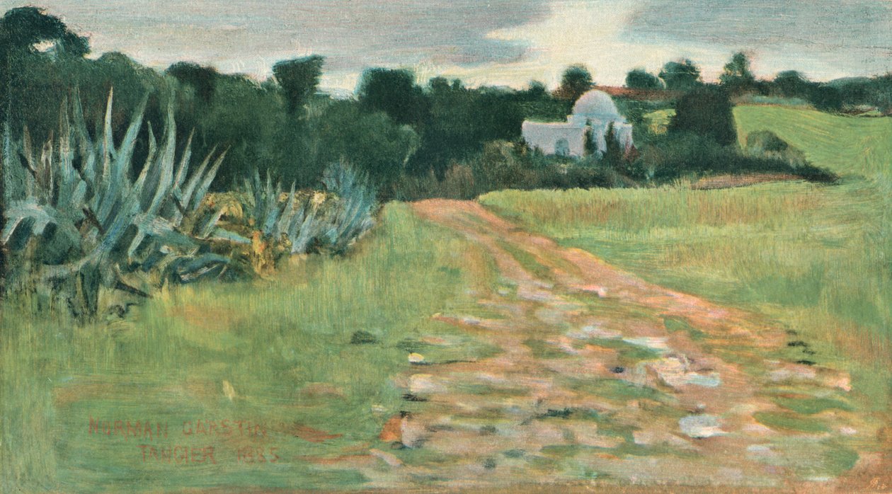 Saints House and Field, Tanger, 1885 od Norman Garstin