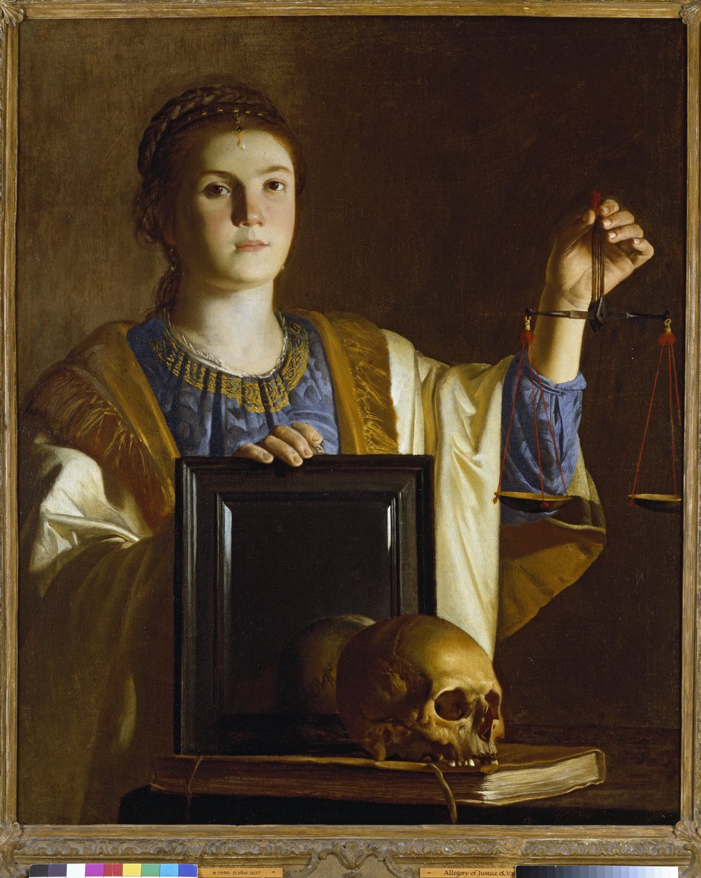 Truth presenting a Mirror to the Vanities of the World, c.1620-1630 od Northern European School