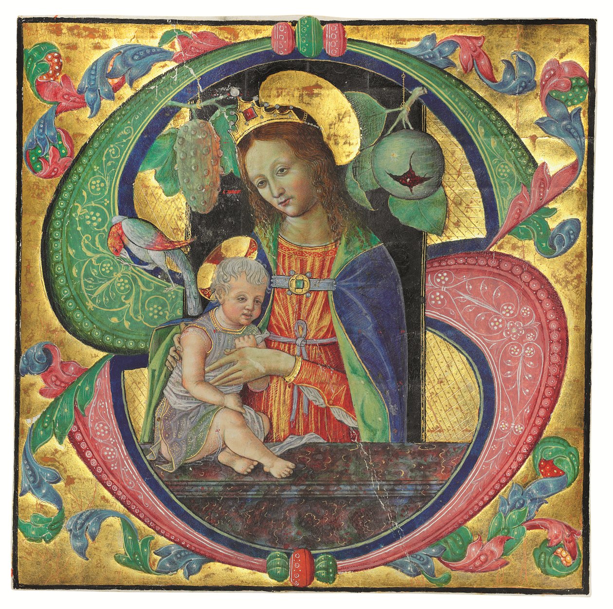 Madonna a dítě, pravděpodobně Milán, kolem roku 1490 od Northern Italian School