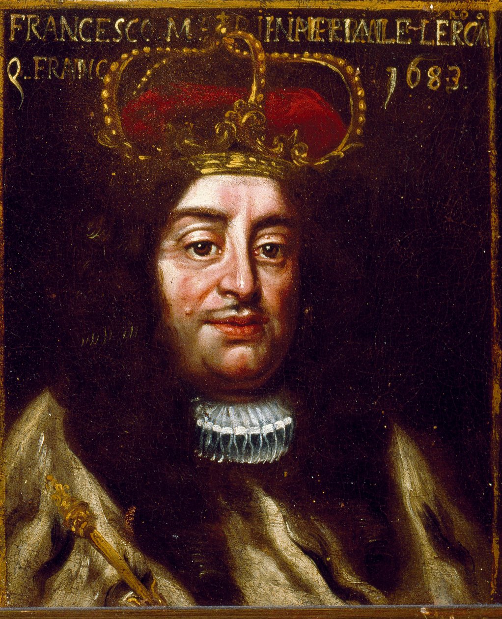 Portrét Francesca Maria Imperiale Lercari (olej na plátně od Northern Italian School