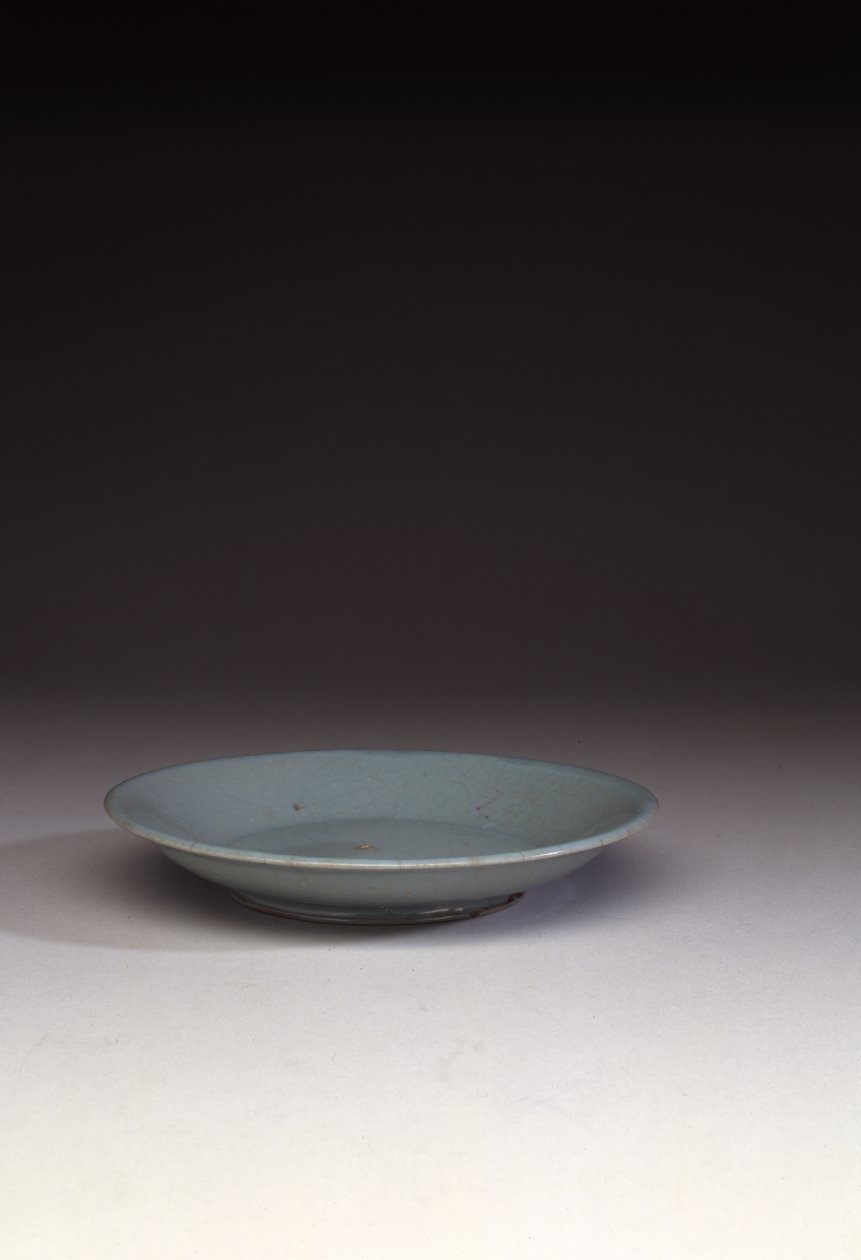 Vzácná mělká miska Ruyao (keramická) (viz také 466677) od Northern Song Dynasty Chinese School