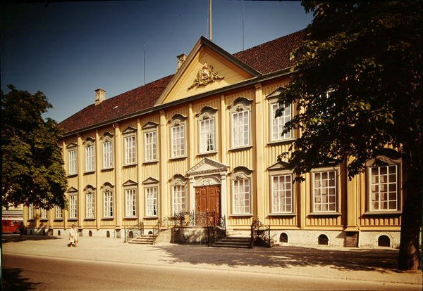 Palác Stiftsgarden, postavený v letech 1774-78 od Norwegian School