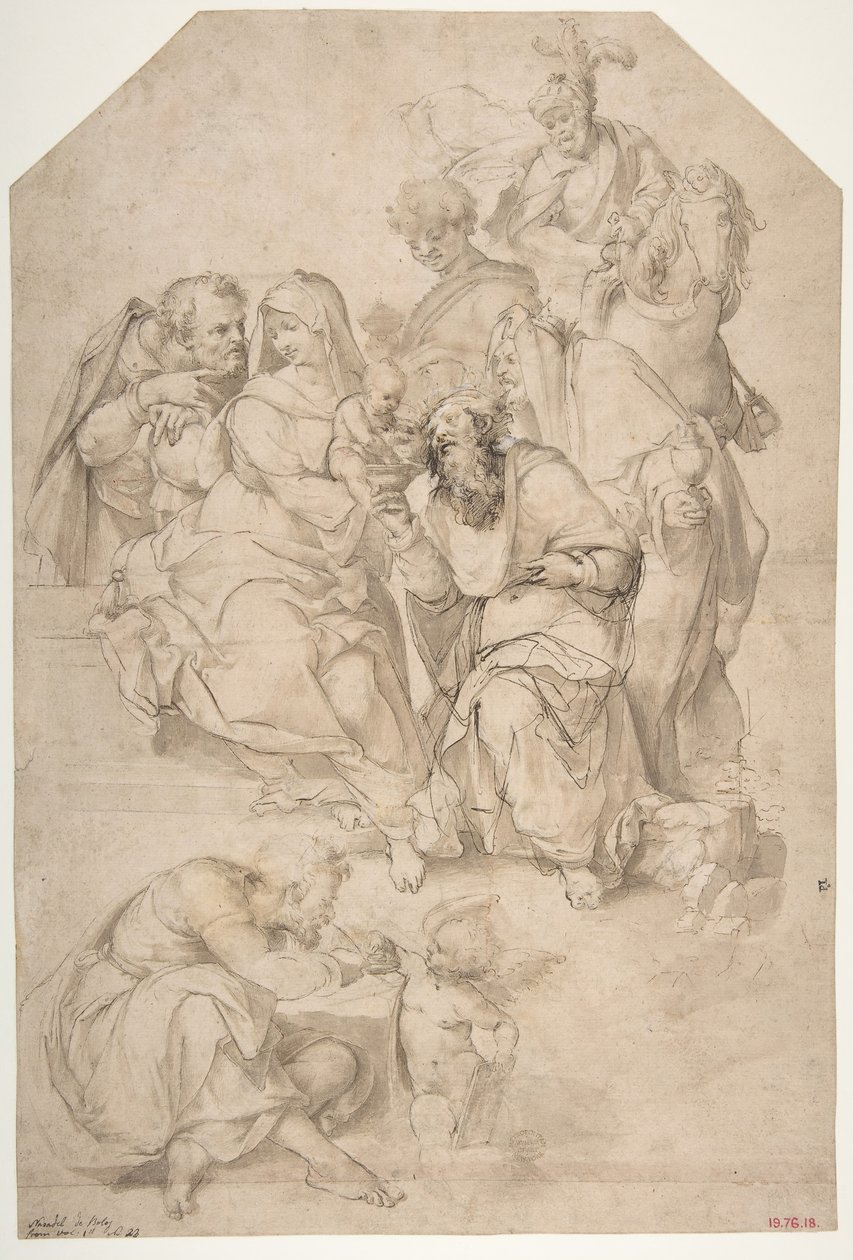 Klanění tří králů, 1500-1571 od Nosadella