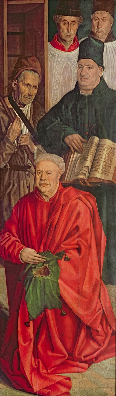 Panel relikvií, z Polyptychu svatého Vincenta, c.1465 od Nuno Goncalves or Gonzalvez