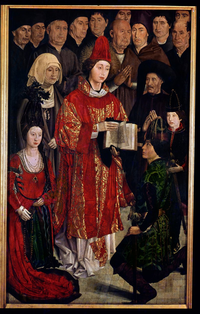 Oltářní obraz sv. Vincenta, detail dětského panelu, c.1467-70 od Nuno Goncalves or Gonzalvez