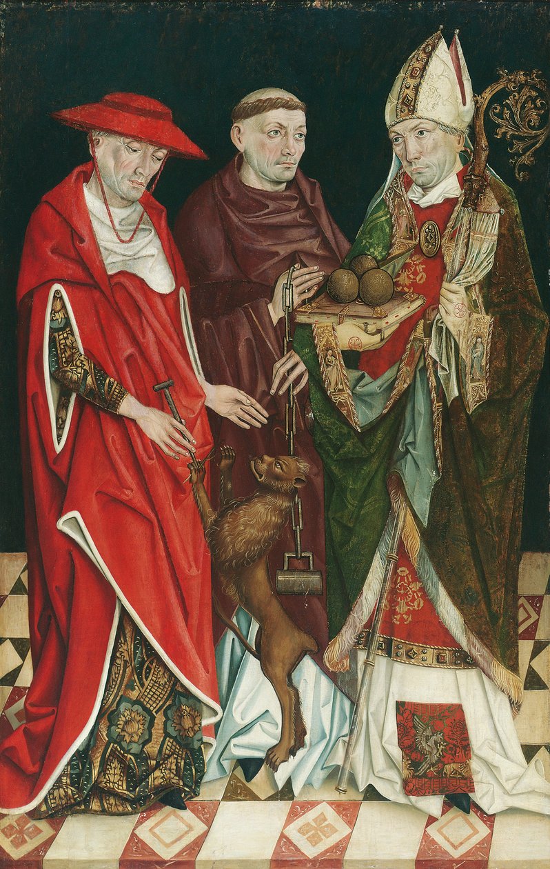 peklo Jerome, Leonhard a Nicholas od Oberösterreichischer Maler