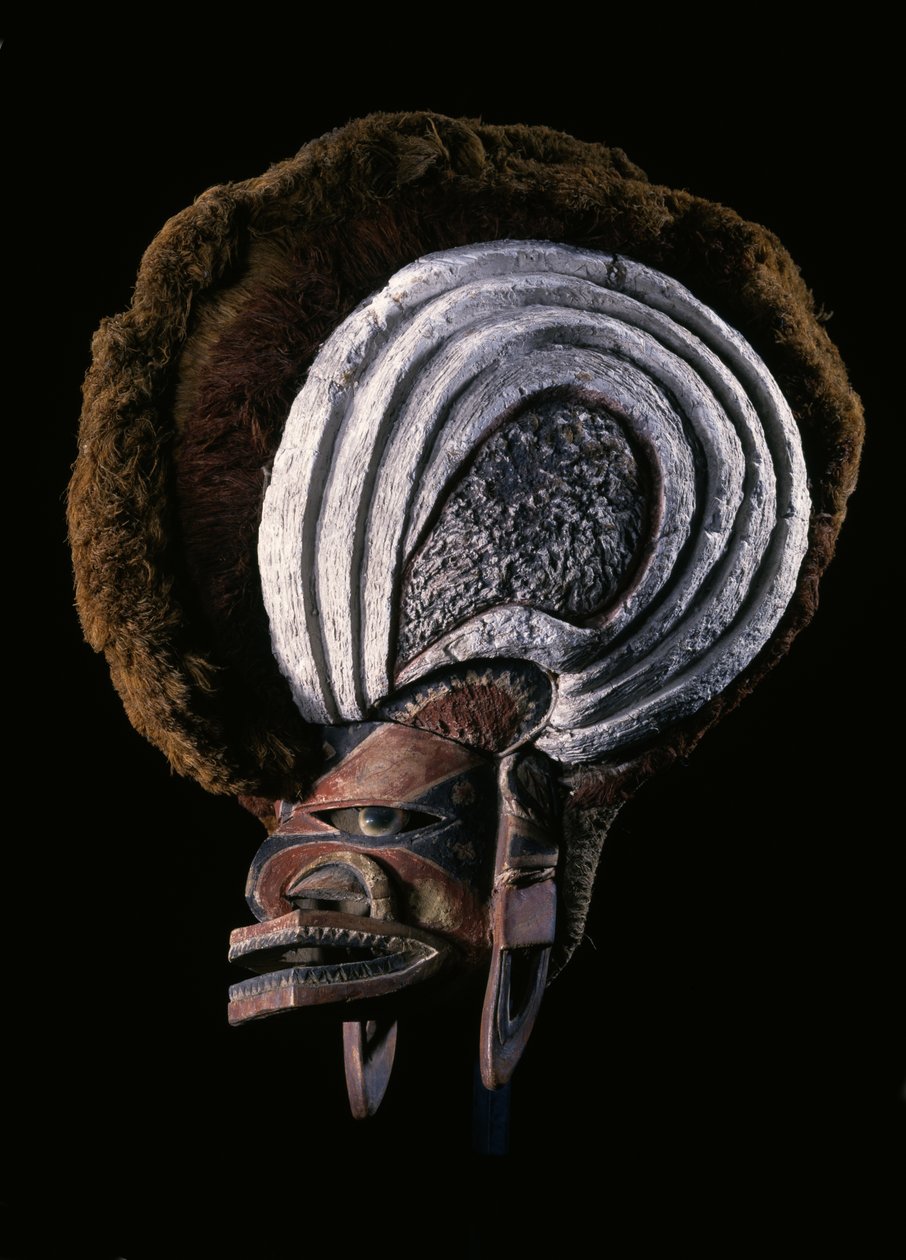 Maska přilby (tatanua), Severní Nové Irsko, Papua Nová Guinea od Oceanic Oceanic