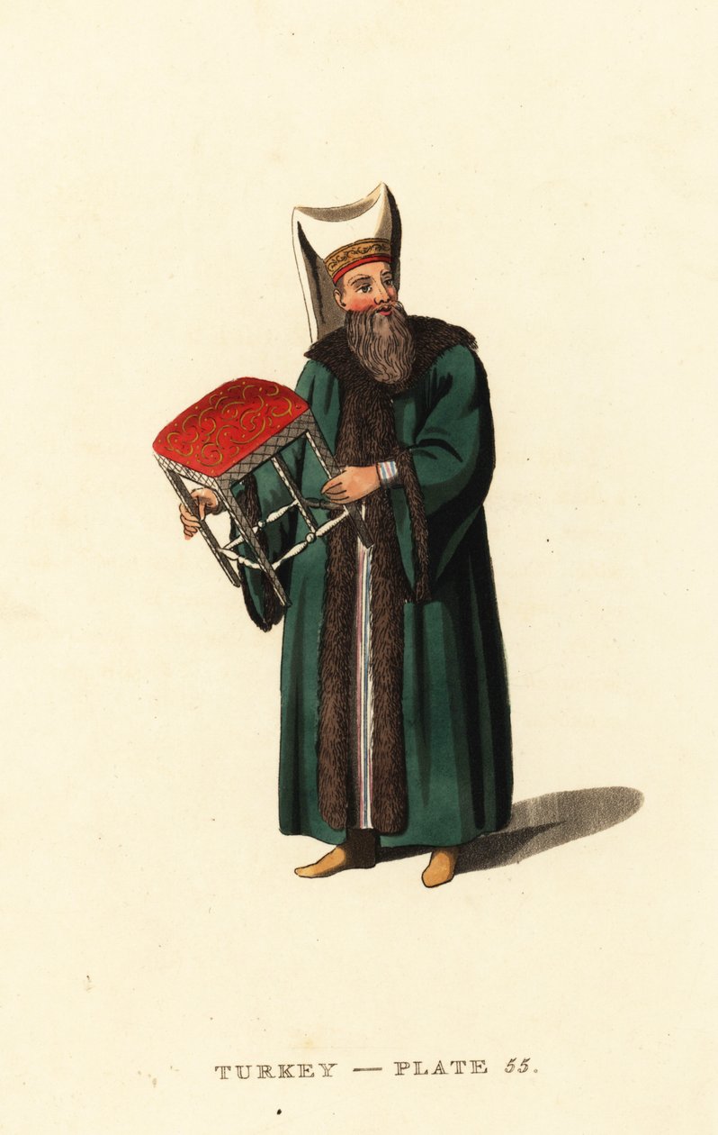 Nosič stolice velkému signiorovi, sultánovi Osmanské říše od Octavian (after) Dalvimart