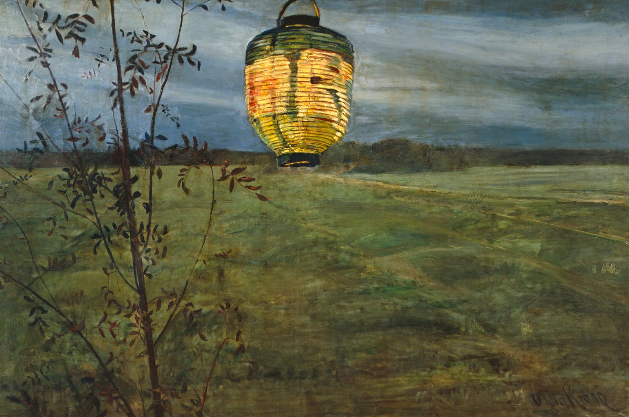 Čínská lampa od Oda Krohg