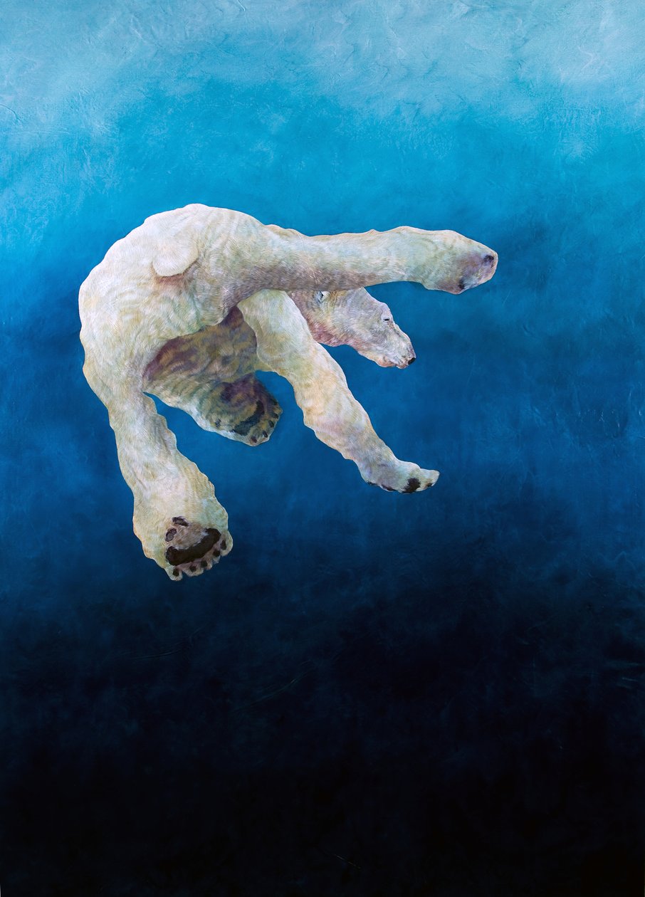 Ursus maritimus 1, 2010 (akryl na plátně) od Odile Kidd