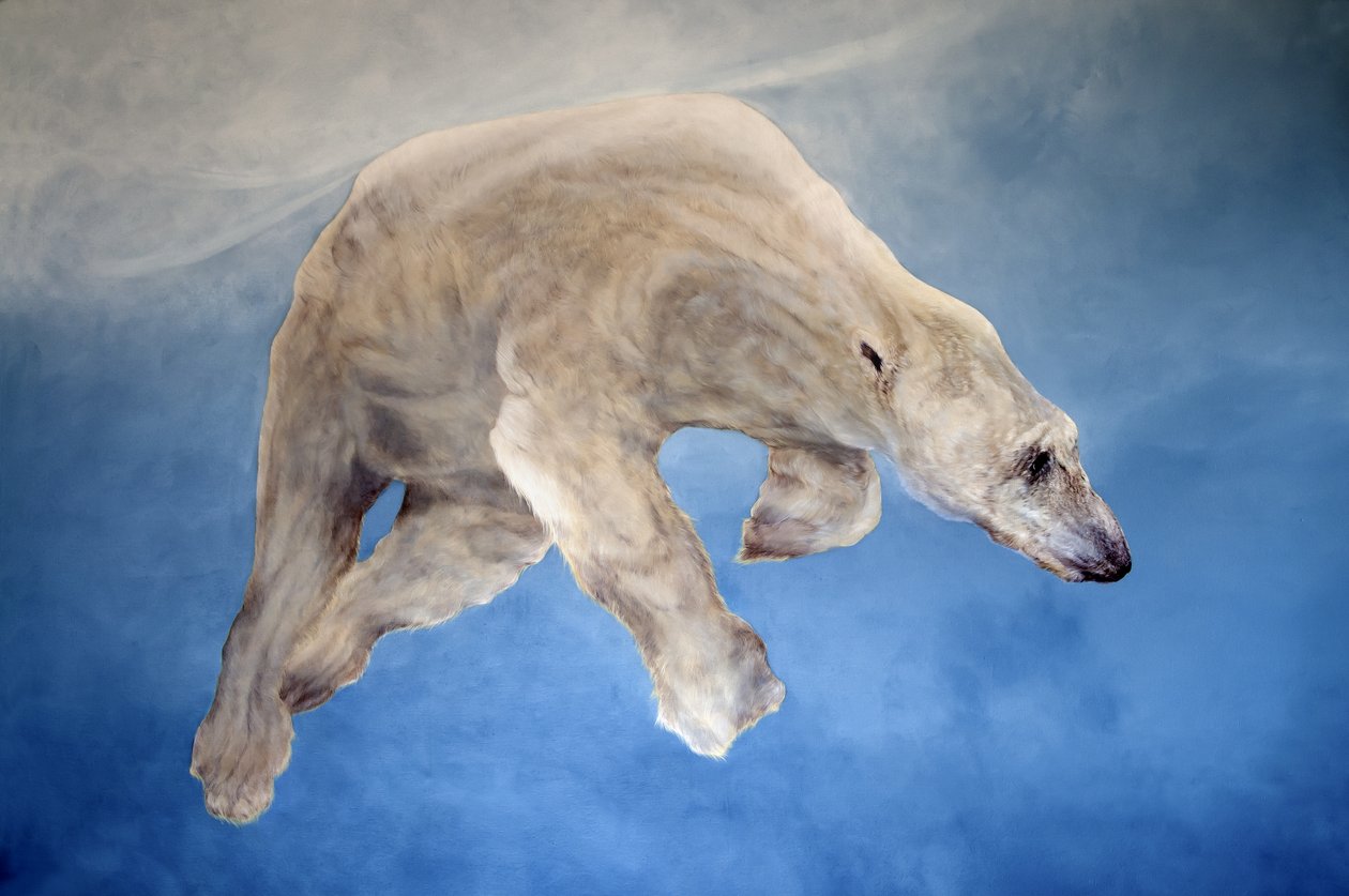 Ursus maritimus 2 (akryl na plátně natřeném gesso) od Odile Kidd