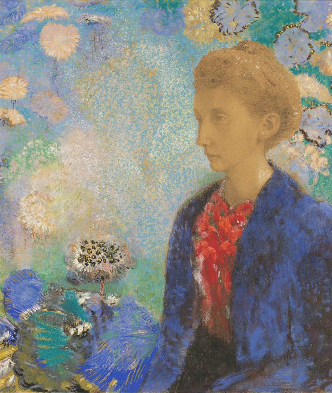 Baronka z Domecy od Odilon Redon