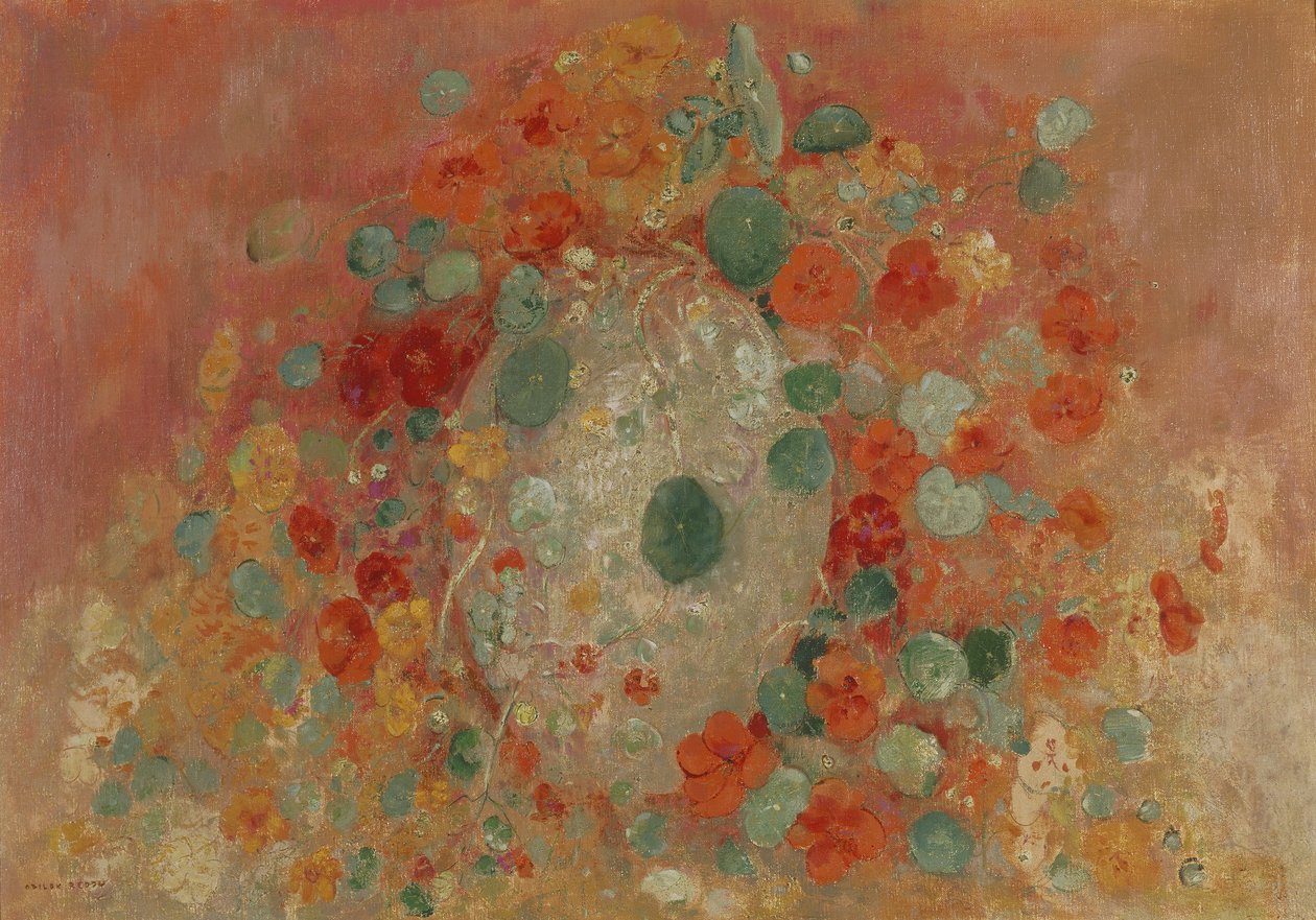 Nasturtiums, 1905 od Odilon Redon