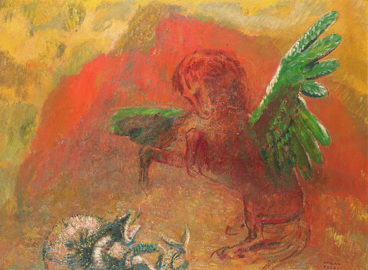 Pegasus triumfální od Odilon Redon