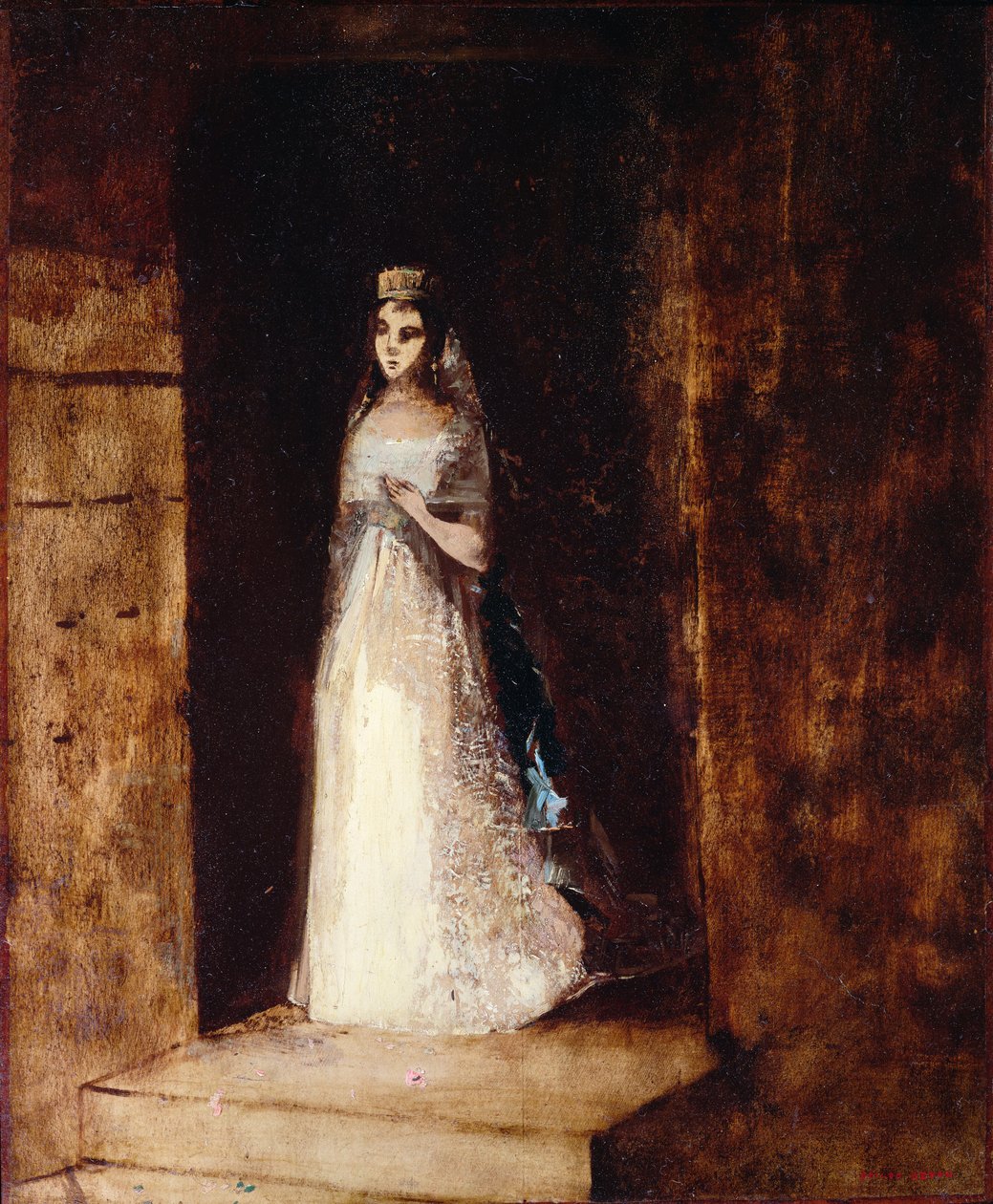 Bílá princezna od Odilon Redon