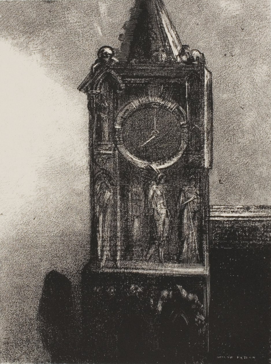 Ve věži zněl zvon z Porotce od Odilon Redon