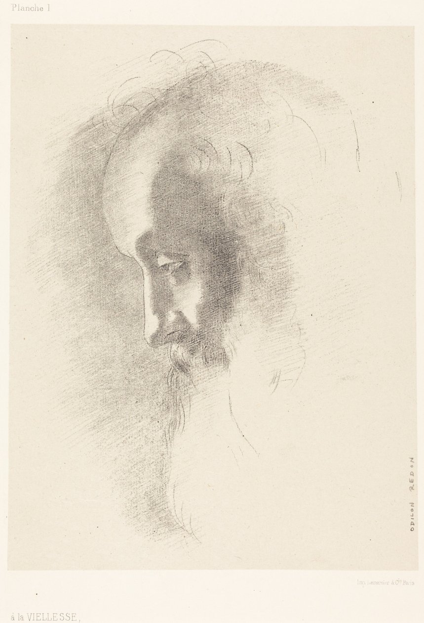 Stáří od Odilon Redon
