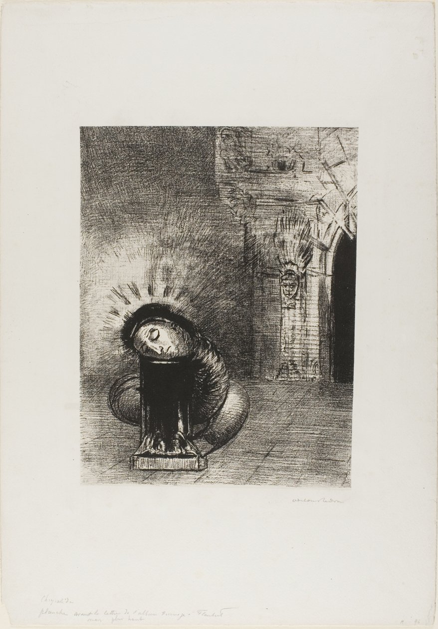A Long Chrysalis, the Color of Blood, deska 2 ze 6 od Odilon Redon