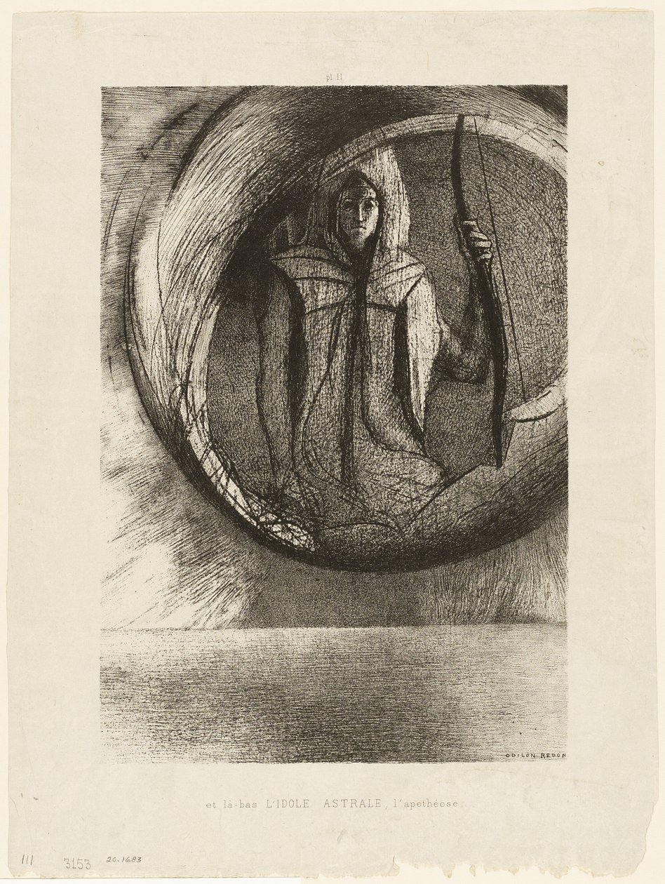 And Beyond, the Astral Idol, the Apotheosis, deska 2 ze 6 od Odilon Redon