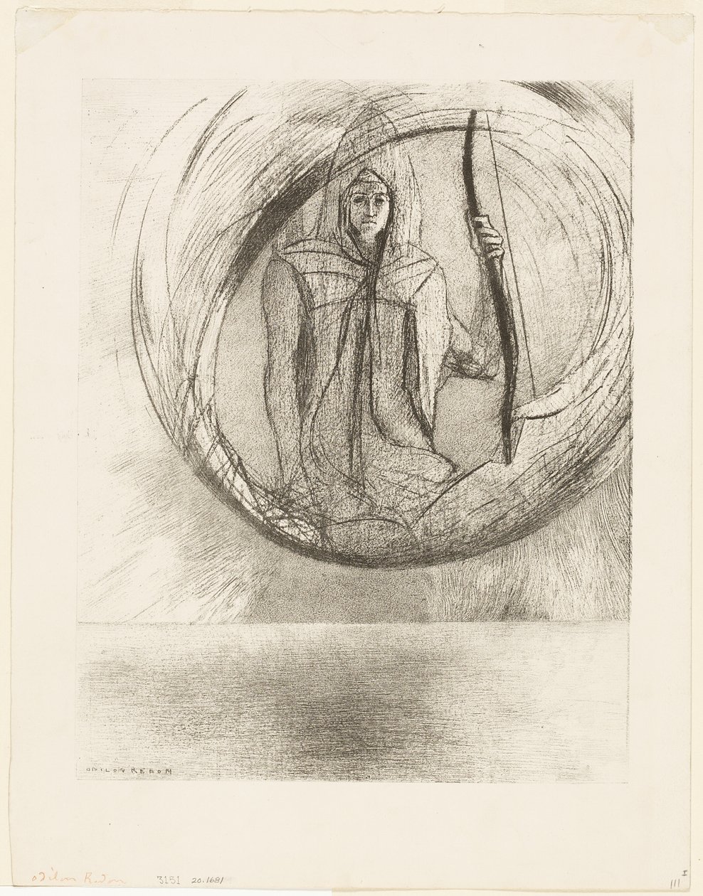 And Beyond, the Astral Idol, the Apotheosis, deska 2 ze 6 od Odilon Redon